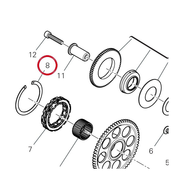 Anneau arret 88410181A — réf. 88410181A | Ducati Store