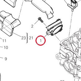 Raccord D'Admission — réf. 14011022A | Ducati Store