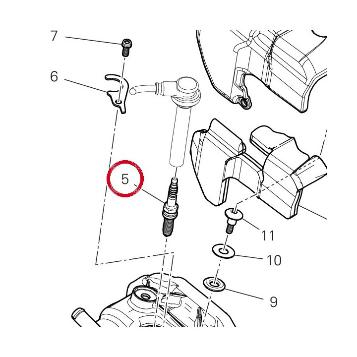 Bougie 67040681A — réf. 67040681A | Ducati Store