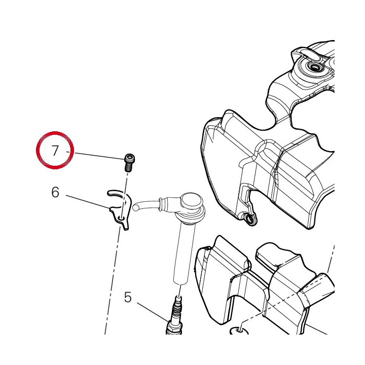 Vis tef M6X14 77210611A — réf. 77210611A | Ducati Store