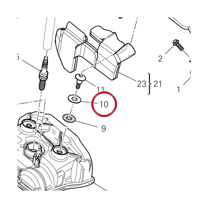 Rosette 85612081A — réf. 85612081A | Ducati Store