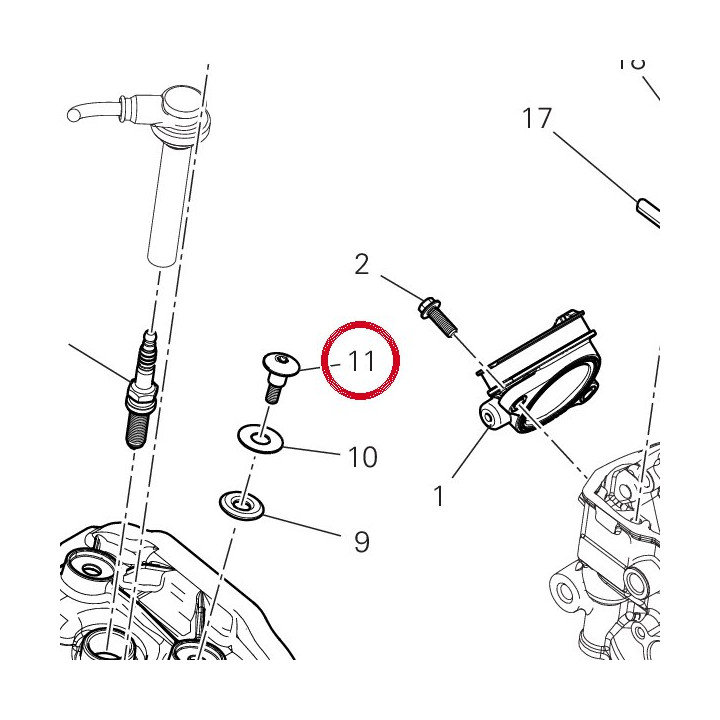 Vis special 77915093A — réf. 77915093A | Ducati Store