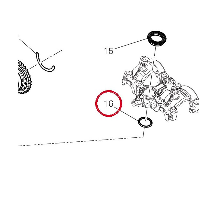 Joint torique 21.89X2.62 — réf. 88641311A | Ducati Store