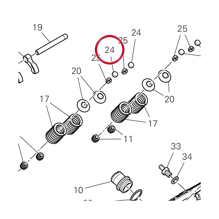 Réglage culbeteur — réf. 84012021AG | Ducati Store