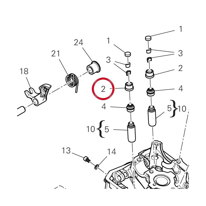 Réglage culbeteur — réf. 84012101AN | Ducati Store