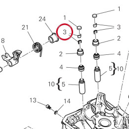 Jeu Demi-Cones 84540051B — réf. 84540051B | Ducati Store