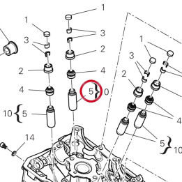 Guide-Soupape +0,03 mm — réf. 30310951AA | Ducati Store