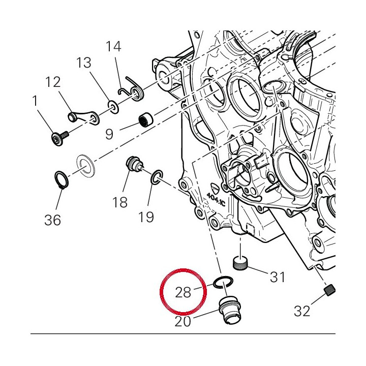 Joint torique 88642721A — réf. 88642721A | Ducati Store