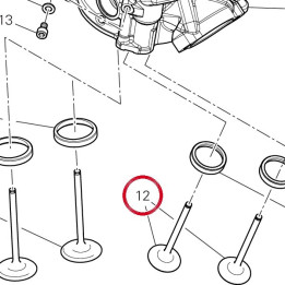 Soupape dechappement — réf. 21111291A | Ducati Store