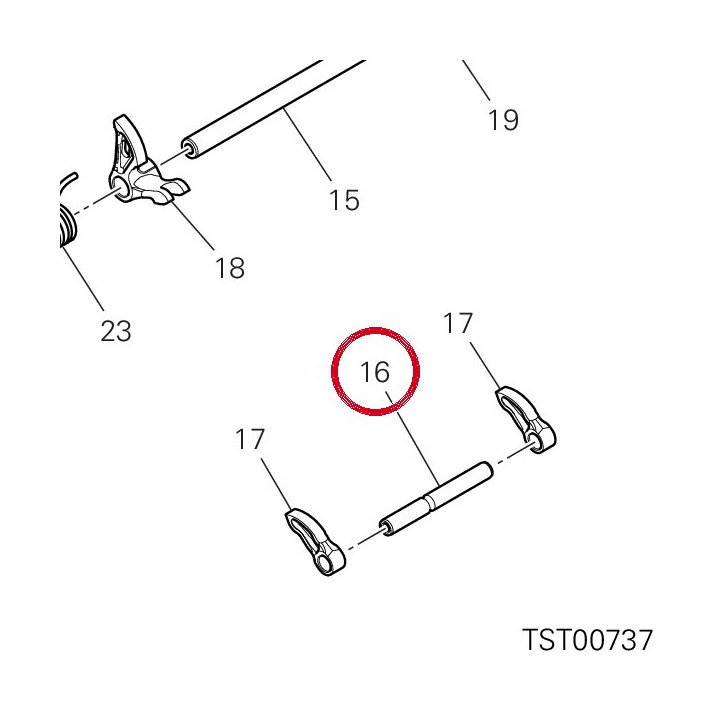 Axe culbuteur ouverture — réf. 82119871A | Ducati Store