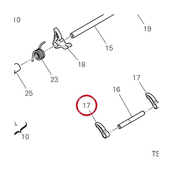 Culbuteur ouverture — réf. 20810551A | Ducati Store