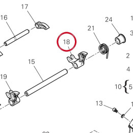 Culbuteur fermature droit — réf. 20910901A | Ducati Store