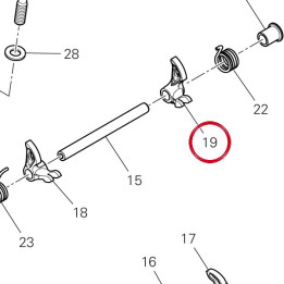 Culbuteur fermature gauche — réf. 20910911A | Ducati Store