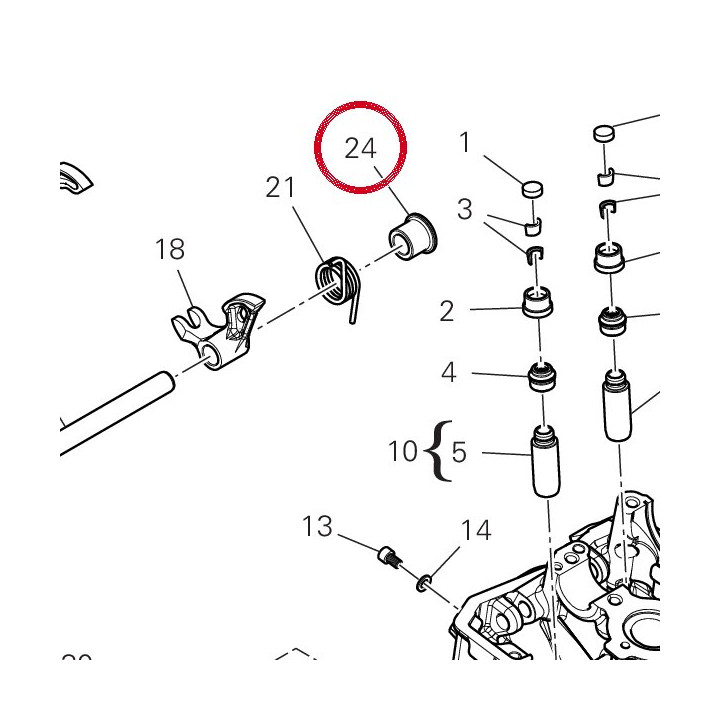 Entretoise 7131F171B — réf. 7131F171B | Ducati Store