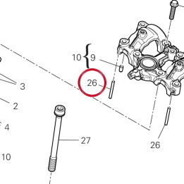 Rouleau 86050621A — réf. 86050621A | Ducati Store