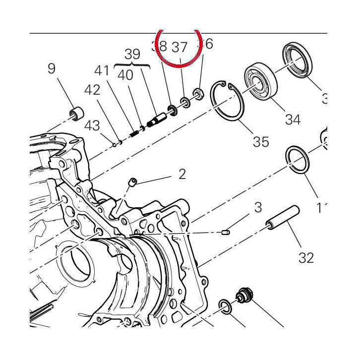 Joint en cuivre 85212971A — réf. 85212971A | Ducati Store