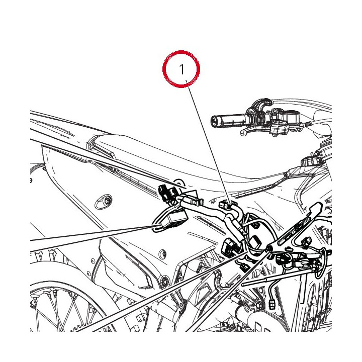C╢blage principal 5101P821E — réf. 5101P821E | Ducati Store