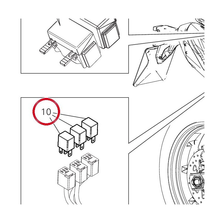 Relais 54140101A — réf. 54140101A | Ducati Store