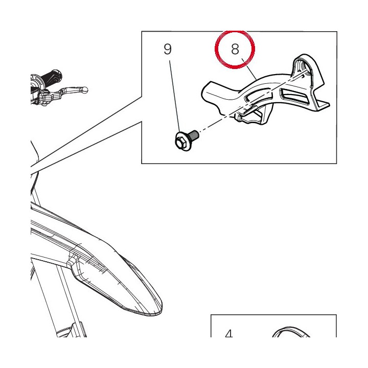 Passacavo cablaggio — réf. 75812731A | Ducati Store