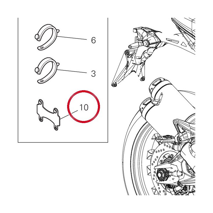 Collier 74110111A — réf. 74110111A | Ducati Store