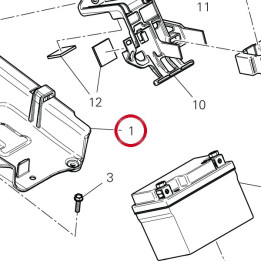 Support câblage 8291T092B — réf. 8291T092B | Ducati Store