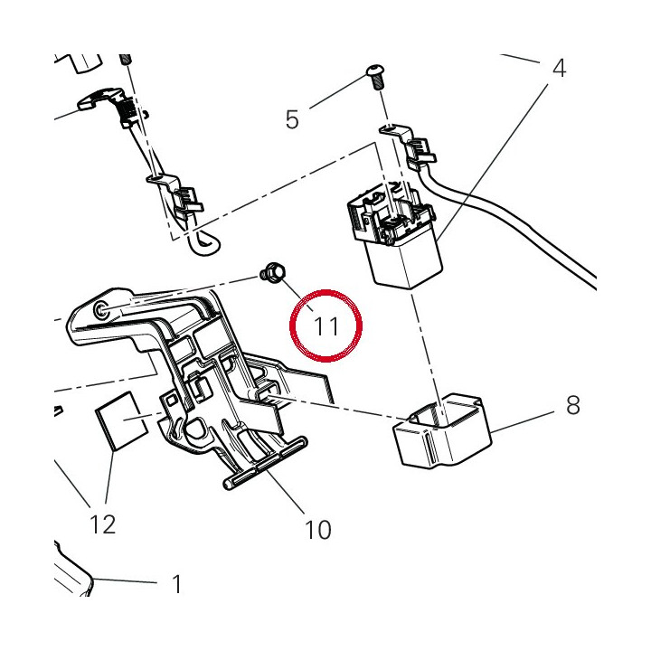 Vis tef M5X10 77250718B — réf. 77250718B | Ducati Store