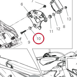 Entretoise 71610431C — réf. 71610431C | Ducati Store