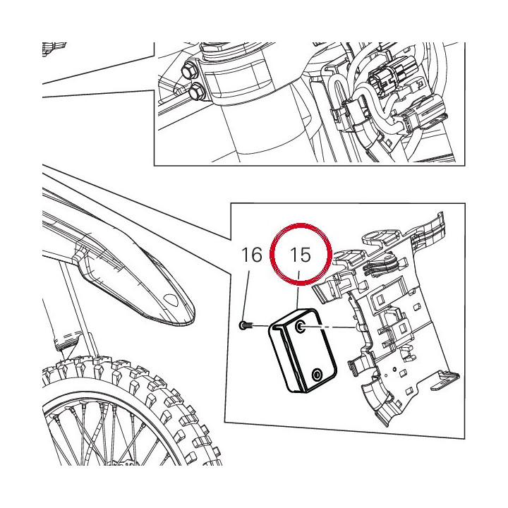 Compteur horaire 95310021A — réf. 95310021A | Ducati Store