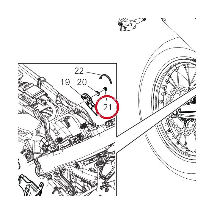 Ecrou 74941333B — réf. 74941333B | Ducati Store