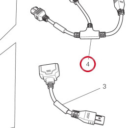 Cavo duplicazione diagnosi — réf. 979000302 | Ducati Store