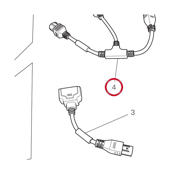 Cavo duplicazione diagnosi — réf. 979000302 | Ducati Store