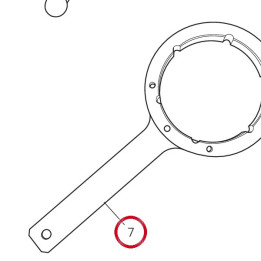 Clé de serrage tambour — réf. 8871B591A | Ducati Store