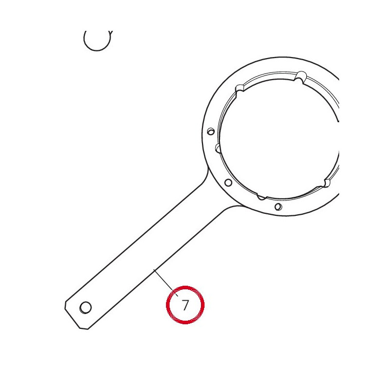 Clé de serrage tambour — réf. 8871B591A | Ducati Store