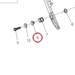 Entretoise 97612761A — réf. 97612761A | Ducati Store