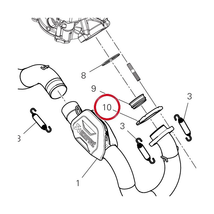 Bride 96410831A — réf. 96410831A | Ducati Store