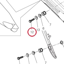Vis special M8X30 — réf. 97612751AA | Ducati Store
