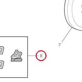 Kit adesivi Showa Factory — réf. 6992A351A | Ducati Store