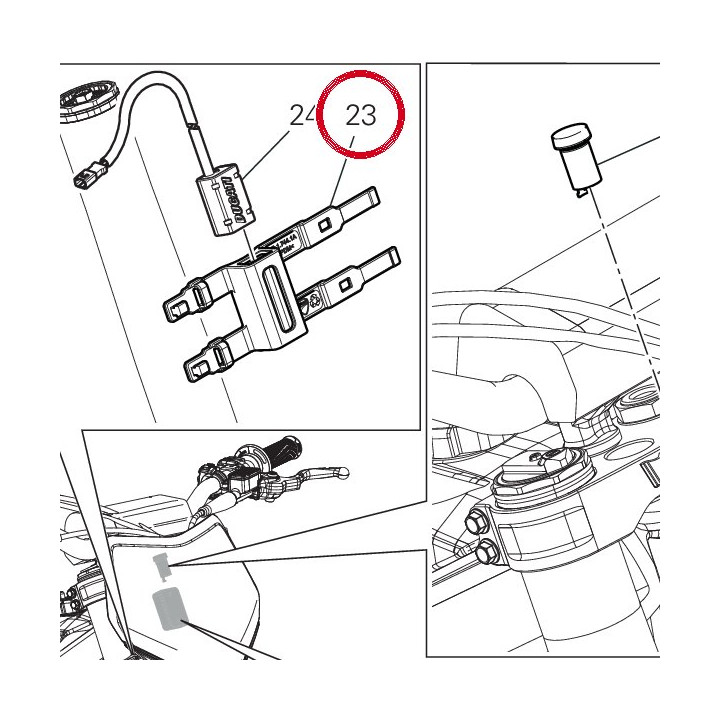 Support 82917442A — réf. 82917442A | Ducati Store