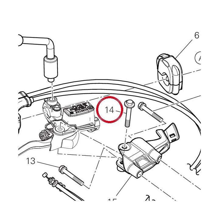 Vis special gauche — réf. 7791E381AA | Ducati Store