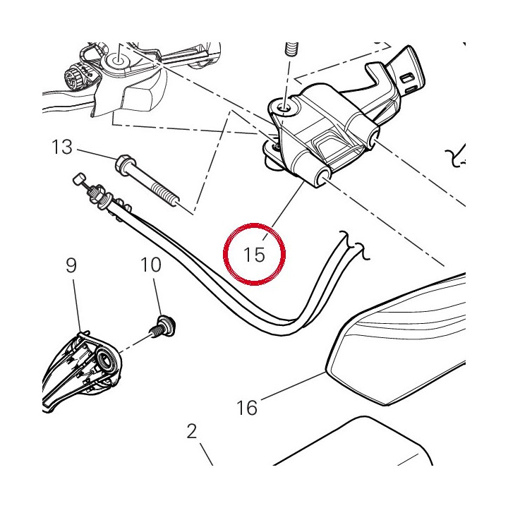 Support Protege-Main droite — réf. 8291U971A | Ducati Store