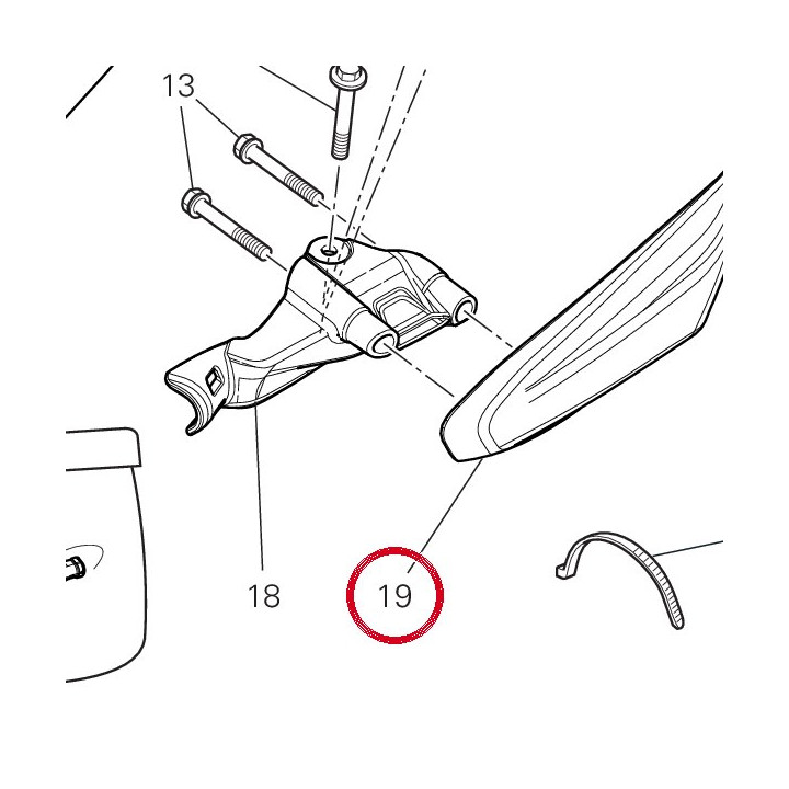 Protege-Main gauche — réf. 46017882AA | Ducati Store