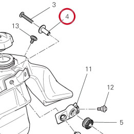 Entretoise 71616881AA — réf. 71616881AA | Ducati Store