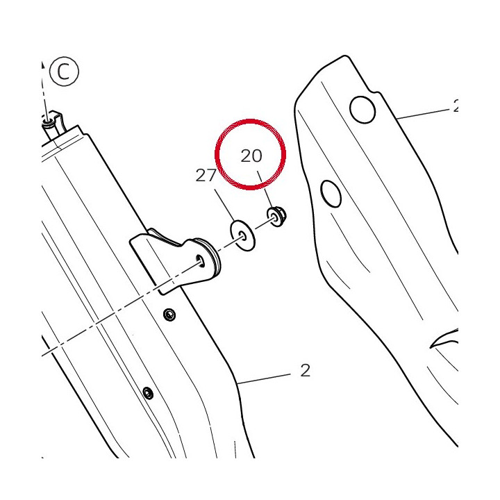 Ecrou 74940321A — réf. 74940321A | Ducati Store