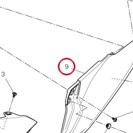 Panneau lateral gauche — réf. 48211451AA | Ducati Store