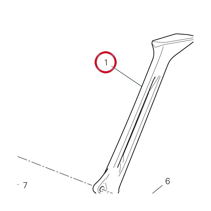 Béquille laterale — réf. 55611681AA | Ducati Store
