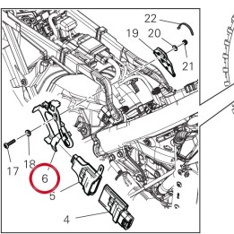 Equerre centrale blackbox — réf. 8291V601A | Ducati Store