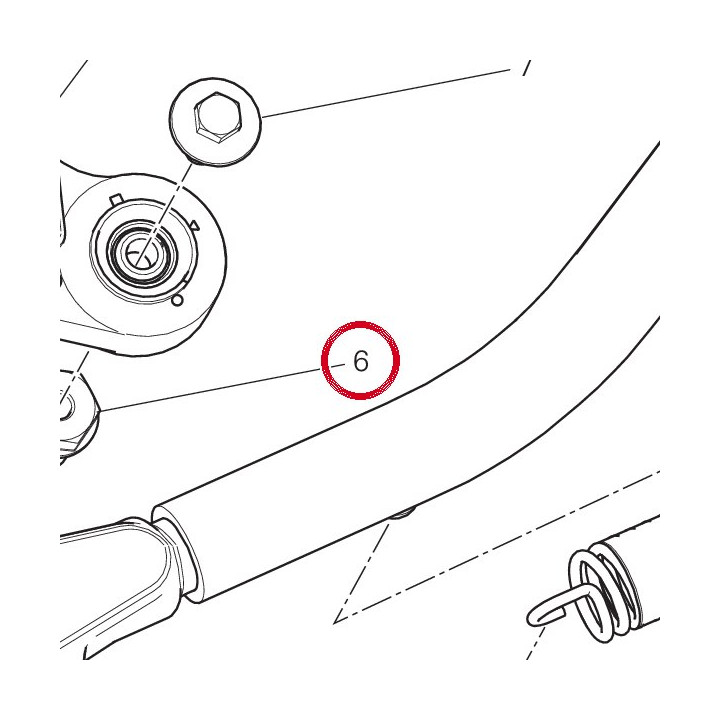 Pivot béquille lateral — réf. 55610663AC | Ducati Store