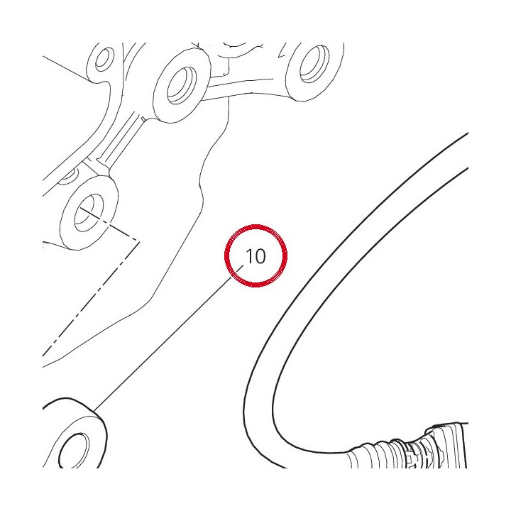 Support béquille lateral — réf. 55620881AA | Ducati Store