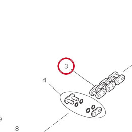Chaîne 103+1 67641051A — réf. 67641051A | Ducati Store