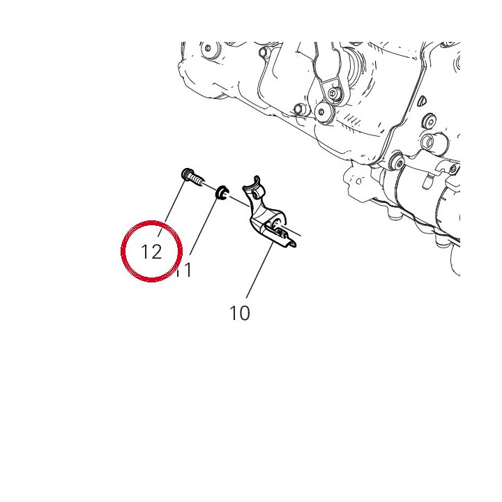 Vis tceif M6X16 77110391A — réf. 77110391A | Ducati Store